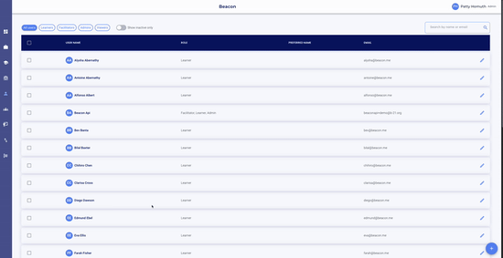 Add New User - Options