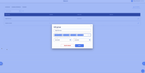 Remove Learners from Group